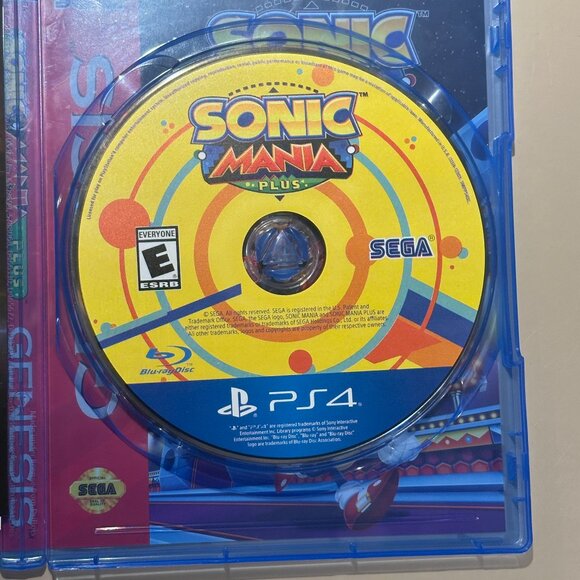 GREAT DEAL! Barely used SONIC MANIA PLUS for PS4 - Playstation game disc! - Picture 3 of 3